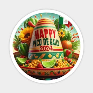 Happy Cinco de Mayo Funny Shirt Pico de Gallo 2024 Magnet